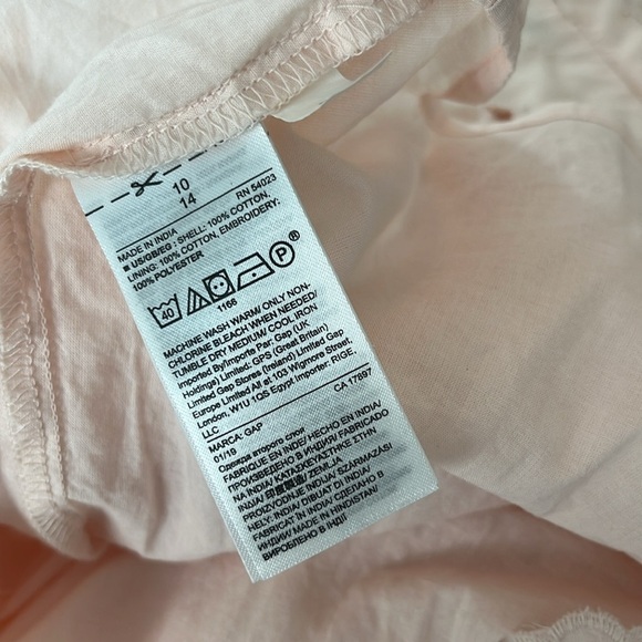 Gap Cottagecore Feminine Eyelet Lace Dress Size Size 10 - Picture 9 of 9